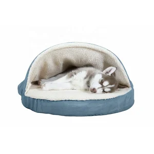 Image of Manufacture Washable Cozy Snoozer Pet Cushion Dog Cave Bed Cat Cave Pet Accessory Dog Bed
