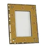 Golden patch work wooden picture frame