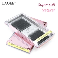 

Wholesale individual faux mink mix tray eyelash extensions natural soft false eye lashes mink eyelash