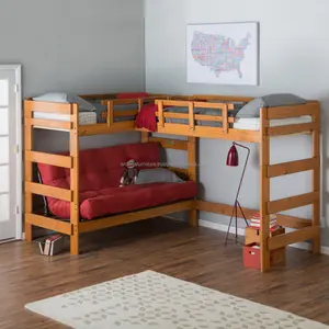 American Bunk Beds Kid With Sofa Daybed For Children Bed Room Home Furniture