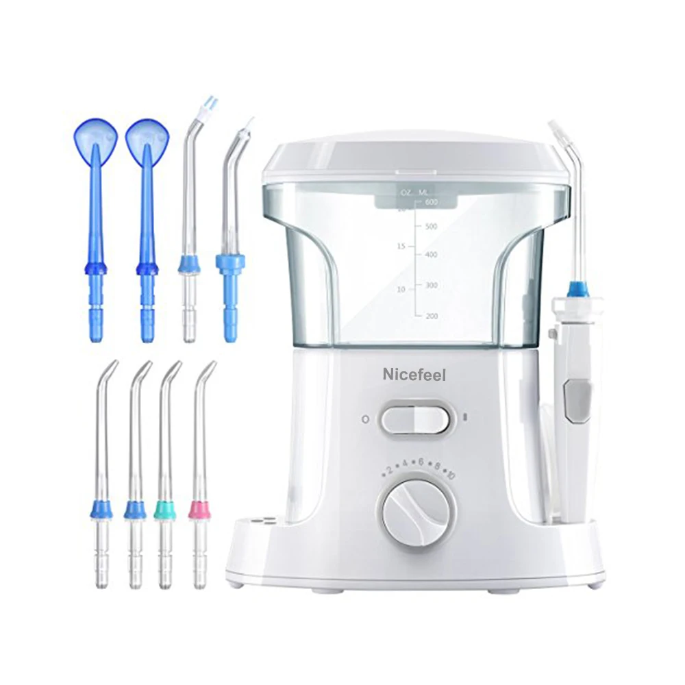 
Professional Water Dental Flosser for Home & Travel - Leak-Proof Electric Quiet Design Oral Irrigator with7 Interchangeable Nozz 