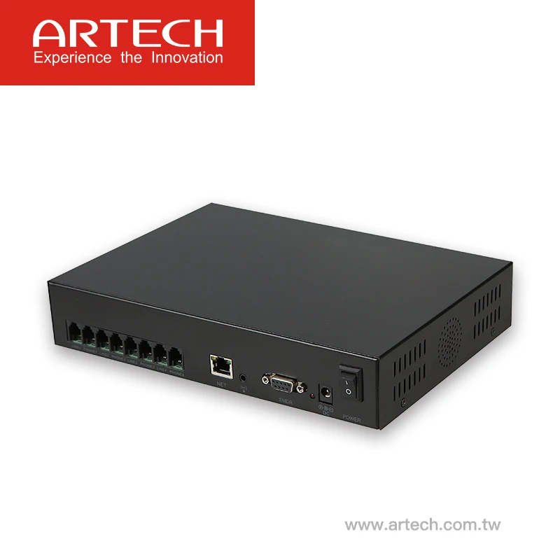 

ARTECH AQ4 - 4lines stand-alone with SD card ,max 3200hours recording time, LAN, recording announcement, answering machine