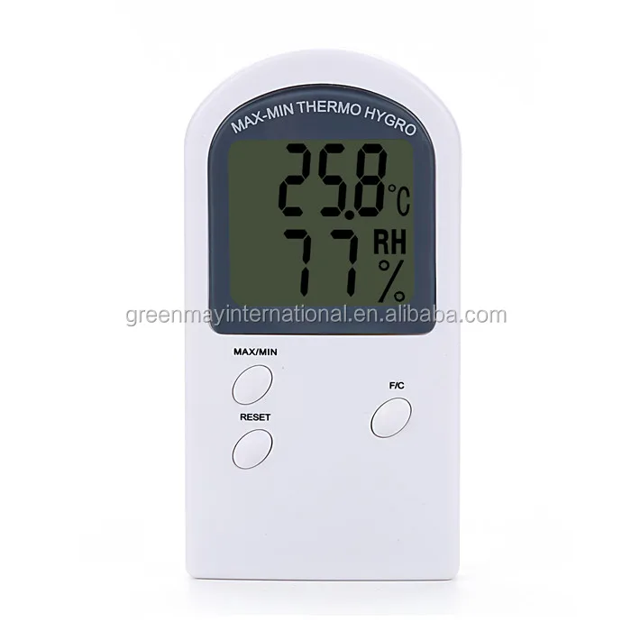 Hydroponics Probe Super Digital Max Min Thermometer Hygrometer ...