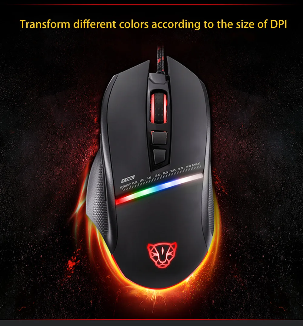 Motospeed V10 Drivers Usb Gaming Mouse With Led Backlight 7 Buttons