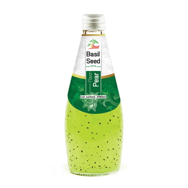 Best Price 290ml Cherry Flavour Primary Ingredient Basil Seed Drink