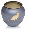 Brass Memorial Cat Urn