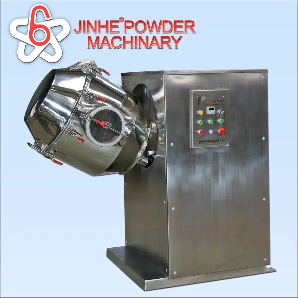 3d 2d Drum Large Feed Port Stainless Steel 316l Laboratory Tumbler