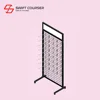 Fixture wire grid hanging floor display stand