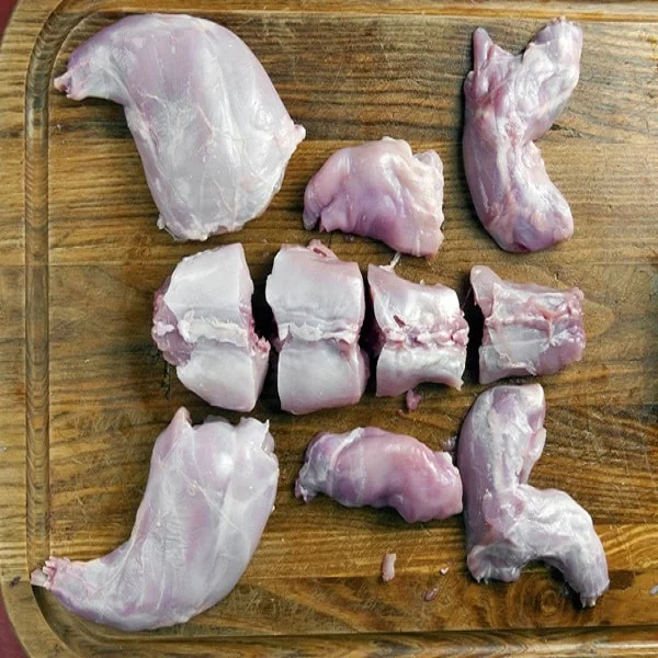 
FROZEN WHOLE RABBIT MEAT 