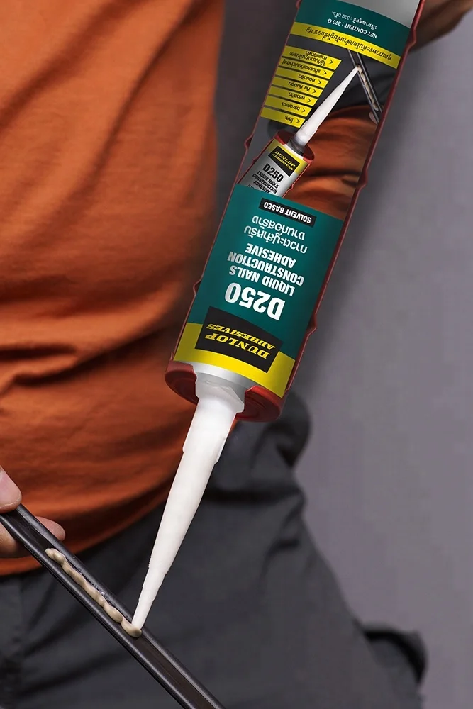 
Dunlop D250 Quick Dry No More Nails Liquid Nails Construction Adhesive Glue 