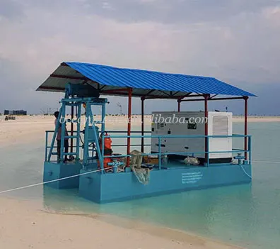 Submersible Sand Dredger in Maldives