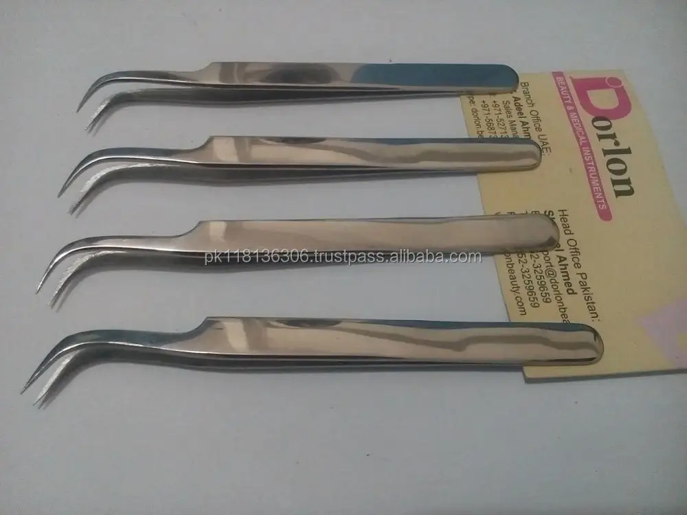 False Silk Lash Pink Eyelash Extensions Tweezers Buy Eyelash Extension Tools Kit / Get