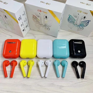 TWS i18 Wireless Stereo Earbuds Magnetic Charging Box