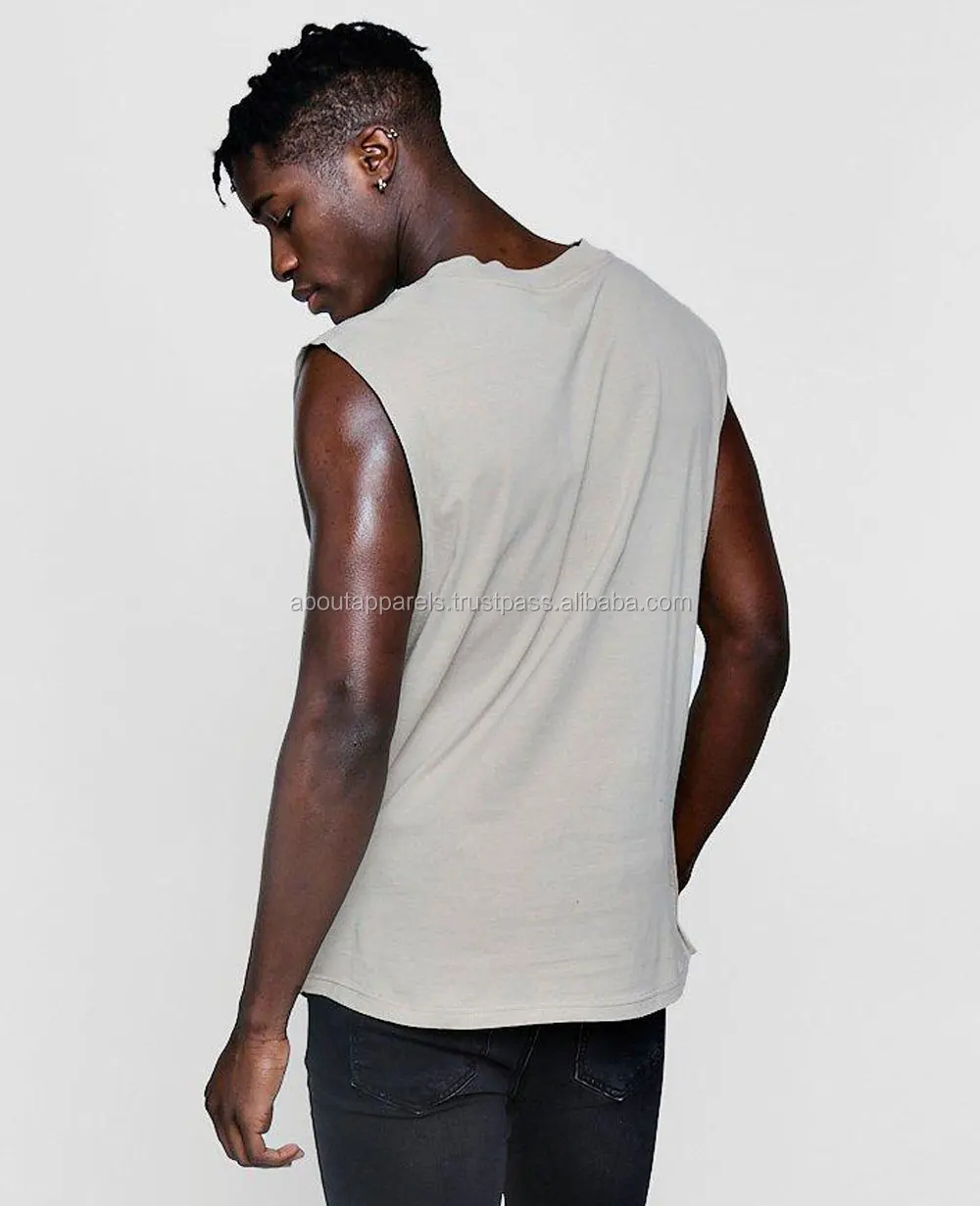 100 Polyester Custom Design Mens Plain Black Tank Tops Vest Buy Men