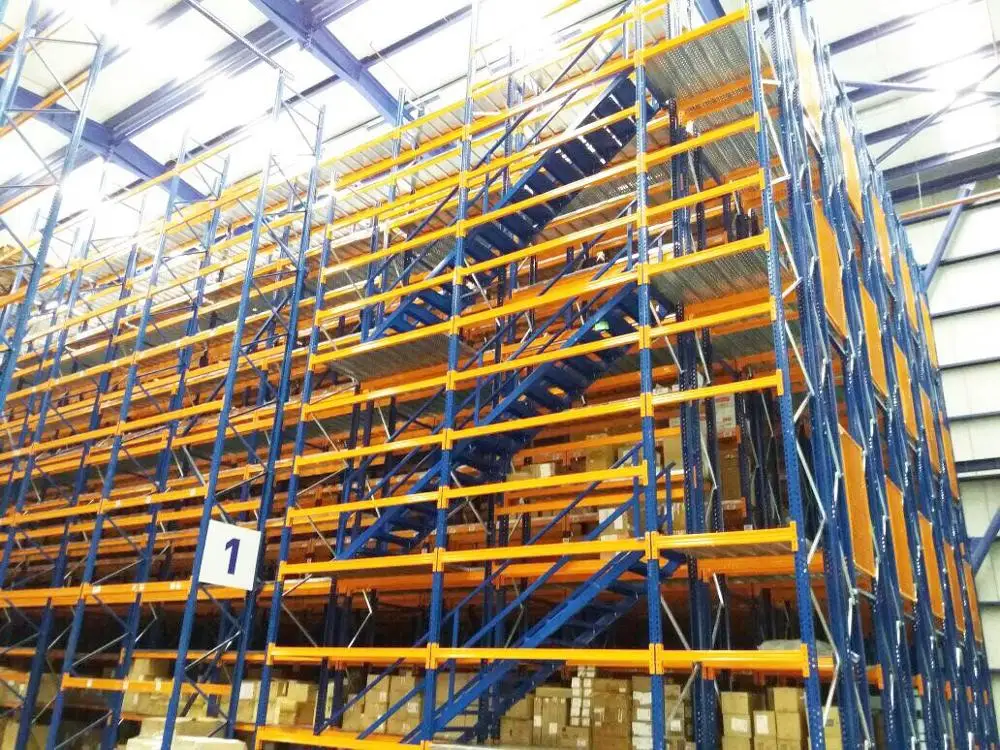 Mezzanine Racking System Warehouse Storage Shelves Steel Pallet Racking ...