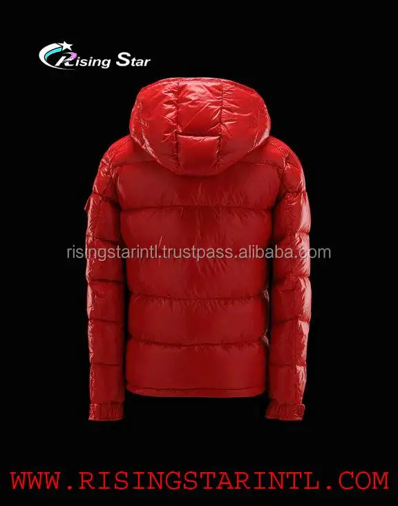 
custom design coat down jacket warm hoods windbreaker thick zipper winter windproof hooded puffer padding jacket men 