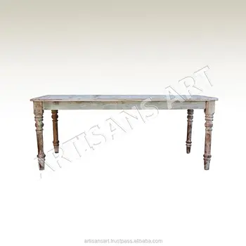 Whitewashed Reclaimed Wood Dining Table Vintage Reclaimed Distressed Dining Room Furniture Design Idea Buy Dining Table Antique Dining Table Dining Set Furniture Product On Alibaba Com