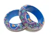 AFRICAN HAND MADE WOODEN BANGLES VINTAGE LOOK BANGLES