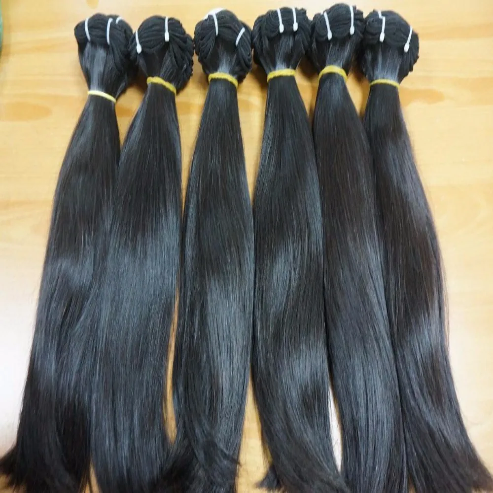 Hair Weaving Machine Made Weft Single Drawn Human Hair In New York