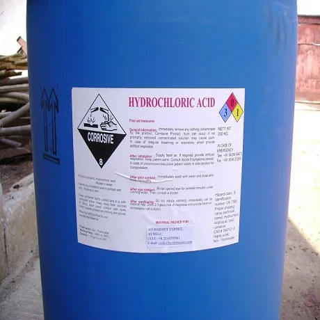 
Hydrochloric acid (HCL) 30-33% 