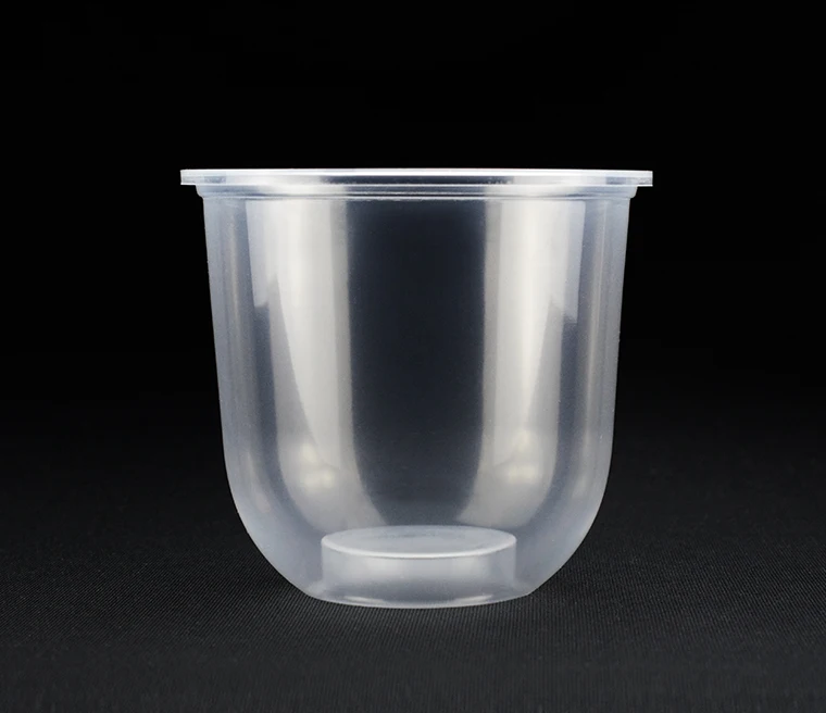 Q360 Pp 12oz 360ml Disposable Clear Plastic Cup With Ball Shape Bottom