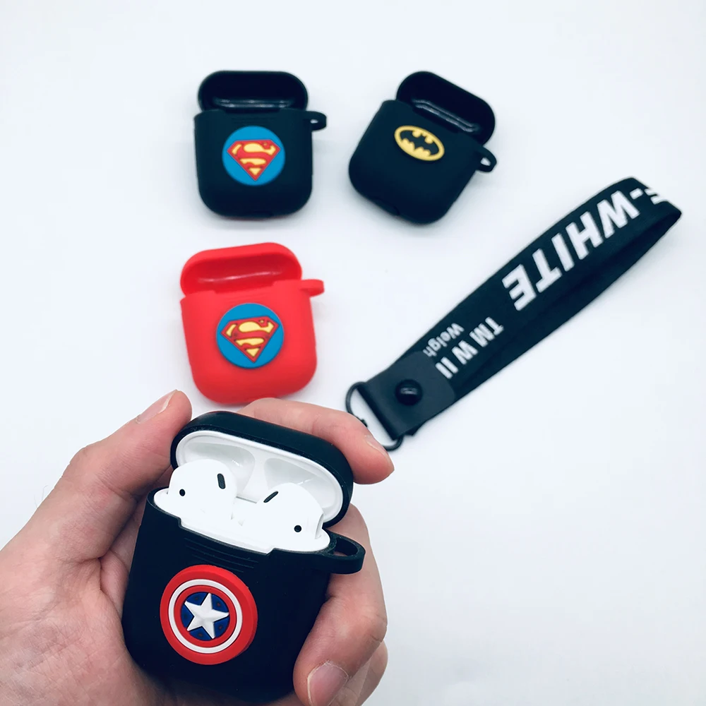 

Red Super hero Silicone Cover For Apple AirPods