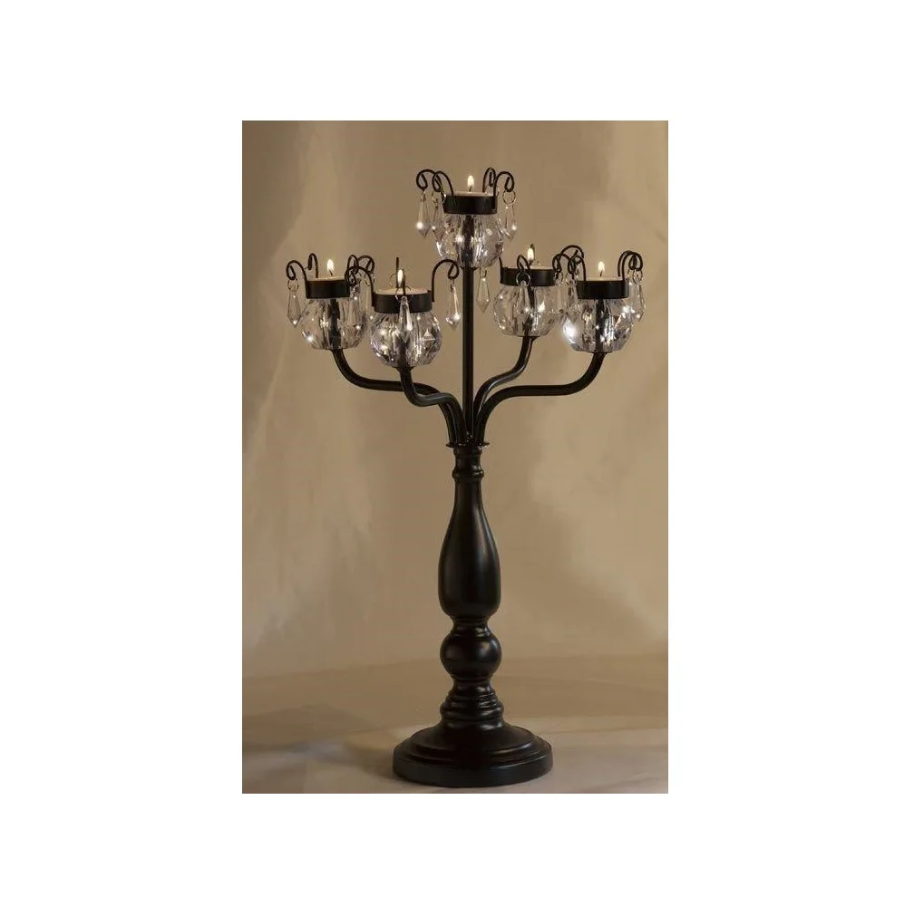 Round Based Silver Candelabra New High Quality Made By Royal De