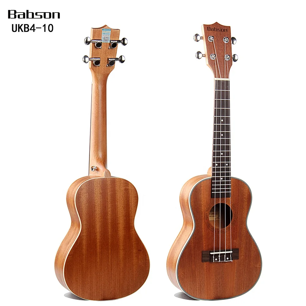 

Sapele wood body oem 24" ukulele made in china,factory direct
