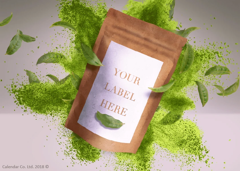 
Powdered matcha natural green tea made in Japan 