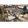 2019 new style marble top table and chairs dining room for wholesales