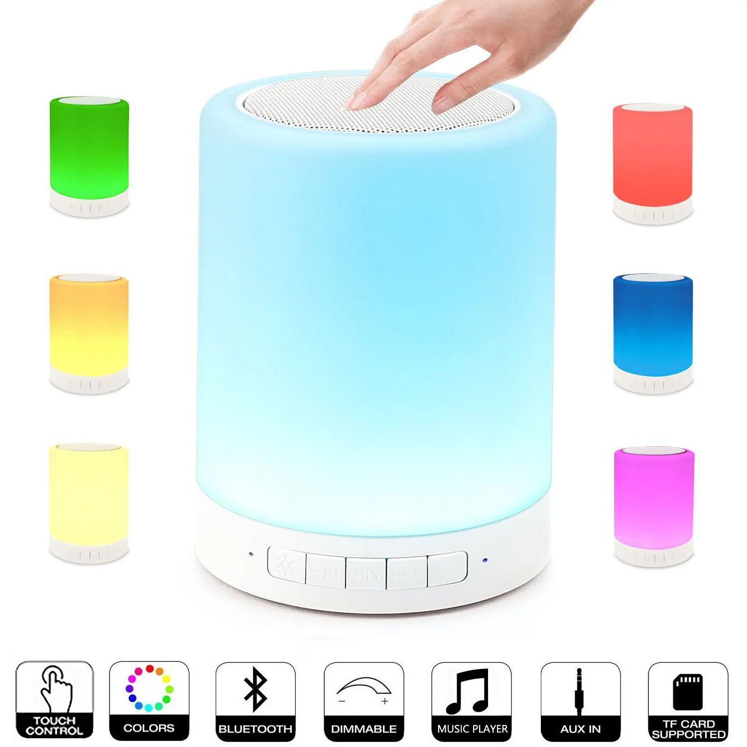 sylvania color changing bluetooth speaker