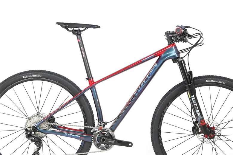 carbon fibre mountain bike