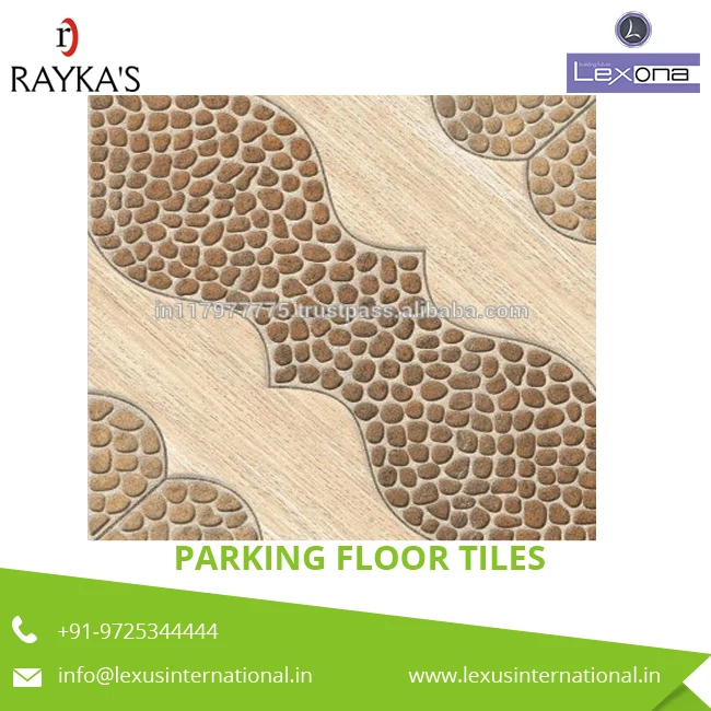 Heavy Duty Parking Porcelain Floor Tile For Out Side Car Parking With ...