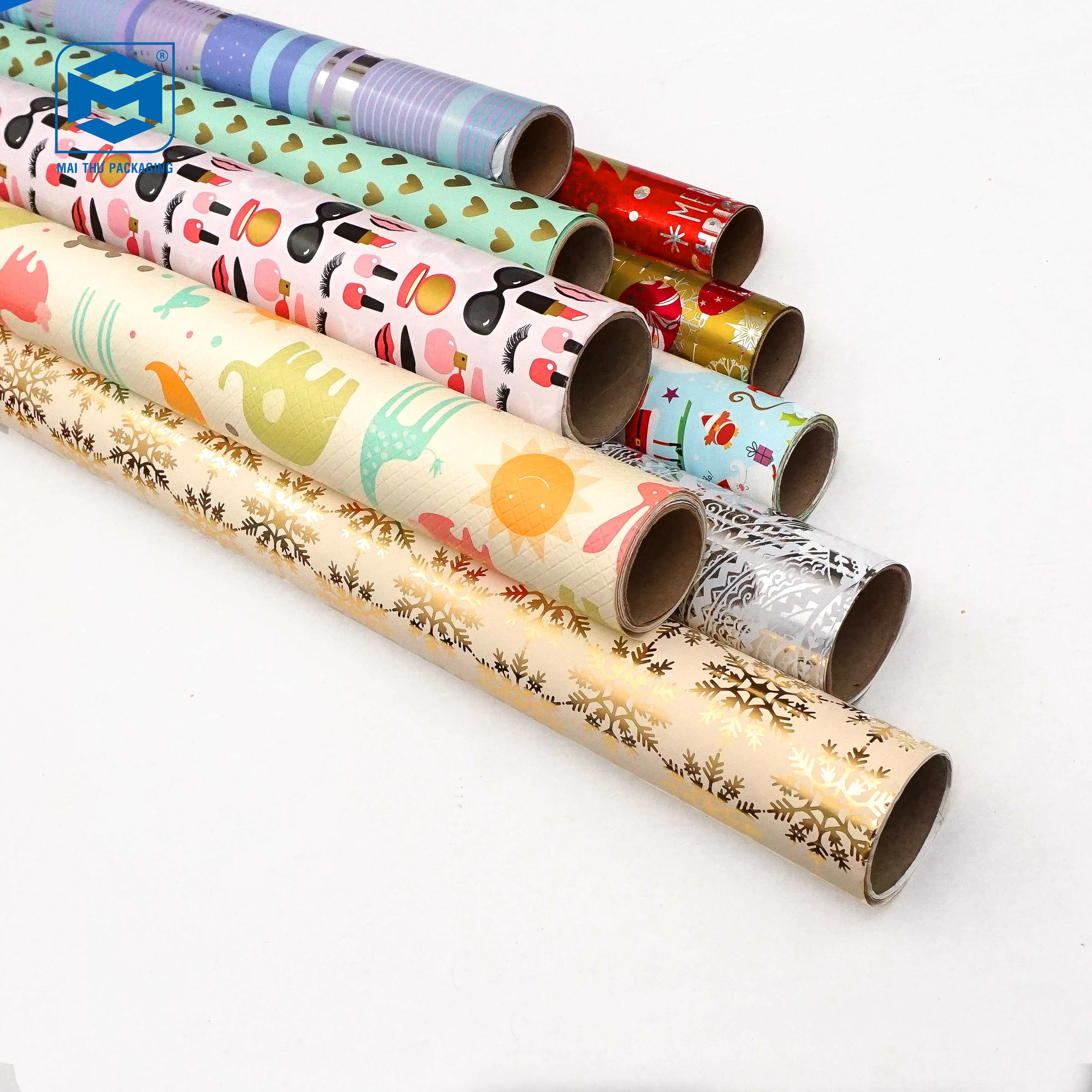 
high quality gift wrapping kraft paper roll 