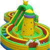 Hot selling giant outdoor playground bounce slide combo jumping inflatable funcity