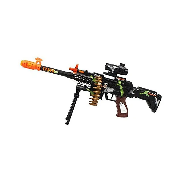 Combat Military Mission Machine Gun Toy With Infrared Led Flashing ...