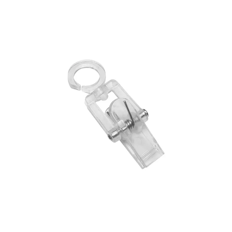 Clear Plastic Curtain Hanger Clips with Hook