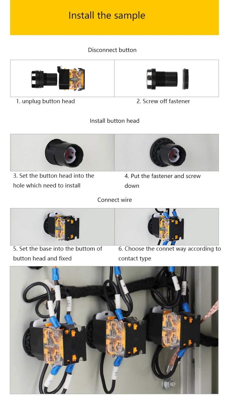 holso electrical momentary alarm push button switch