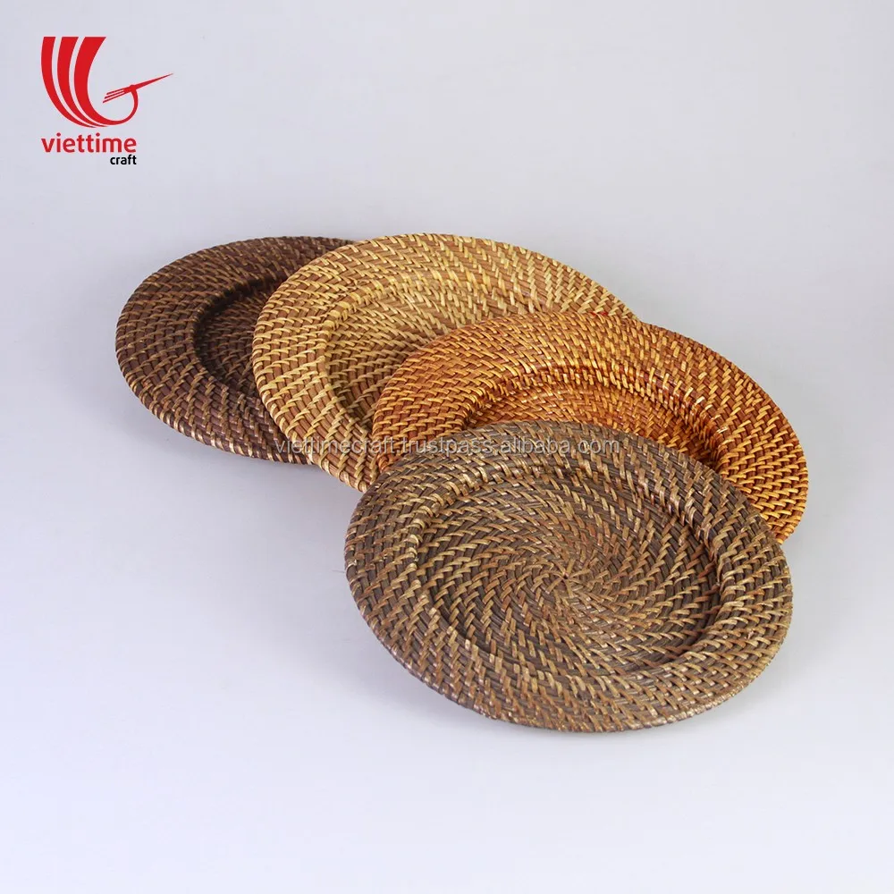 Stylish Round Rattan Charger Plate Wholesale Buy Rattan Charger