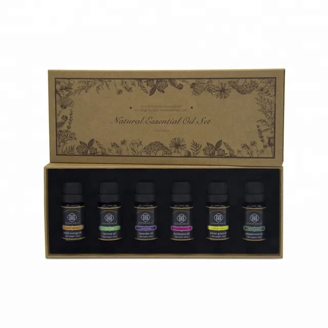 

2018 Private Label Pure Essential Oils Gift Box Set 12 8 6 Wholesale