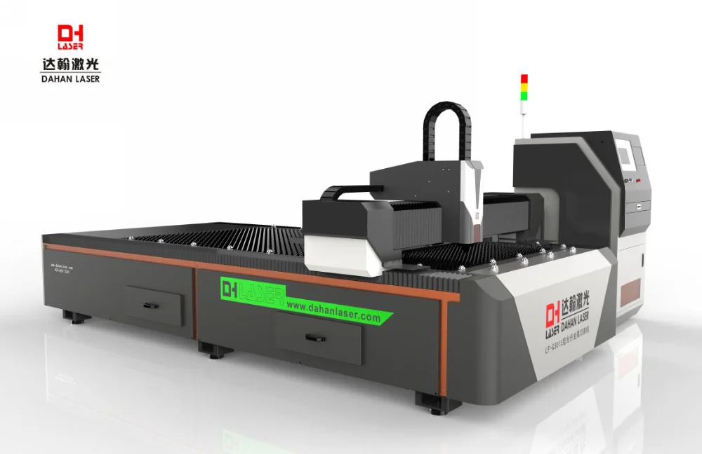 Industrial type fiber laser cutting machine for carbon steel stainless steel aluminum plate