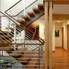 Slim rod post railing 316s.s stainless steel fence
