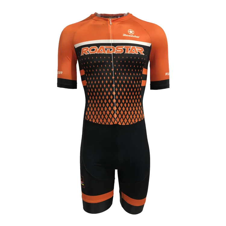 

Custom sublimated mens speed suit Inline lycra skin suit