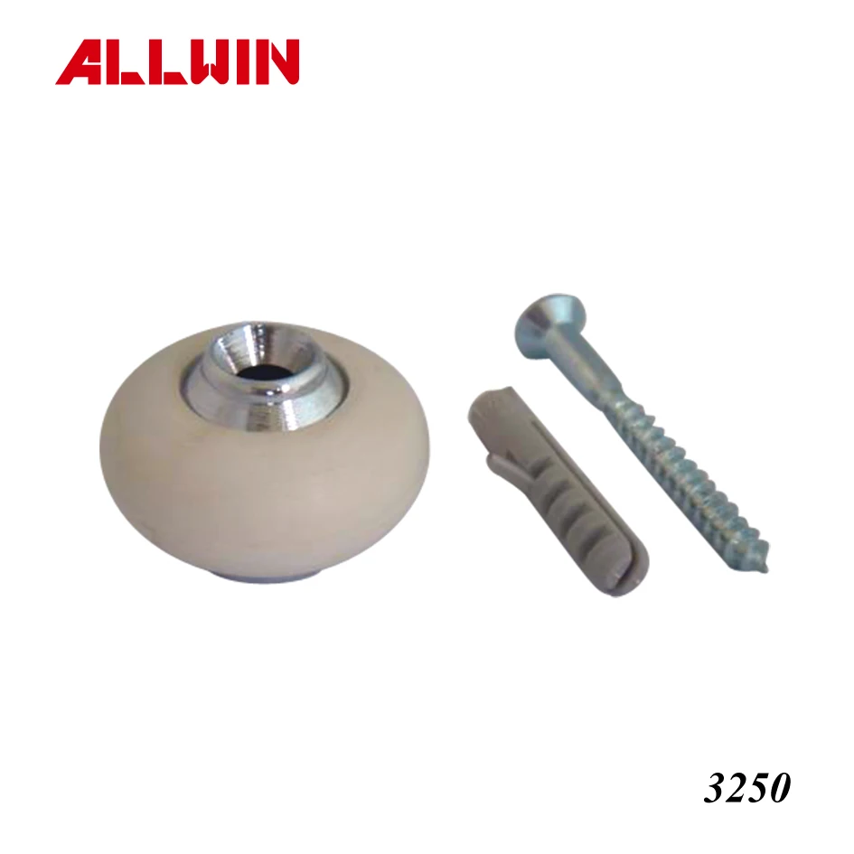 Stainless Steel Die cast Construction Wall Mounted Concave Type Door Stop