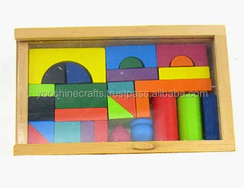 wooden building bricks toys