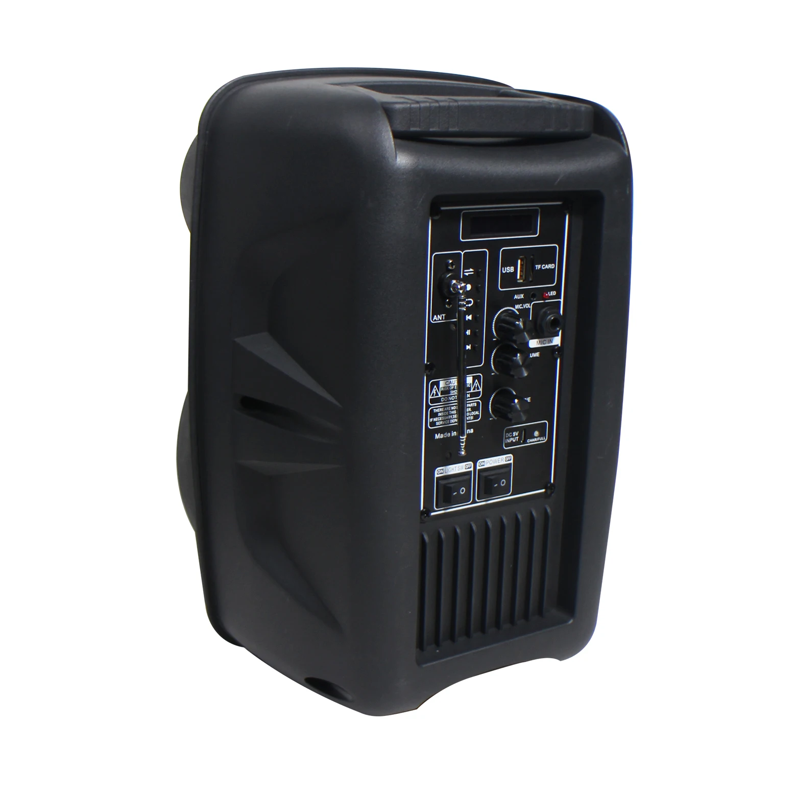 New Arrivals! AS-8B 8 inch woofer wireless bluetooth lighting portable 2-way speaker with fm - ANKUX.COM