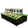 2018 new fashion various style supermarket vegetable display shelf