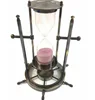 Brass Sand Timer Hourglass With Wheel Compass Base Hanging Decorative Send Timer CHCOM361
