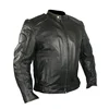 Racing Gear Mens Fashion Leather Motorcycle motorbike Jacket with elbow knee protector