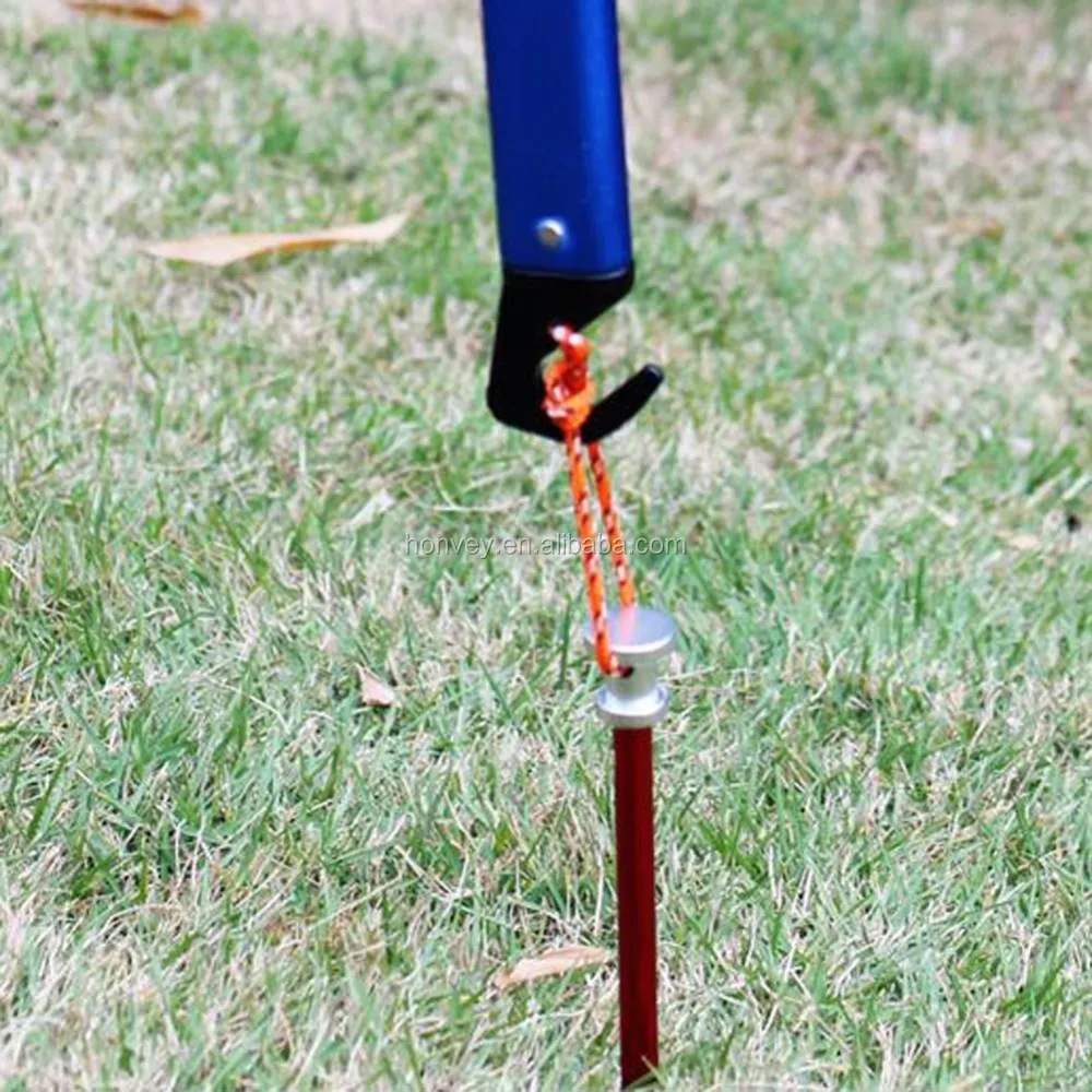 Outdoor Camping Tent Peg Stake Hammer Nail Puller Extractor